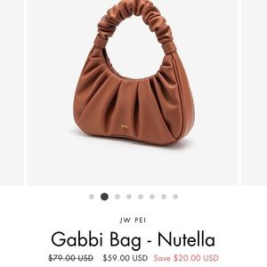 JW PEI Gabby bag in Nutella